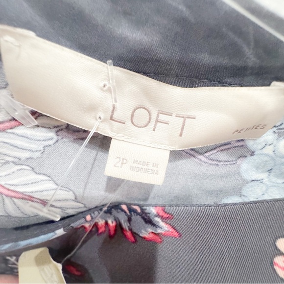 NWT Ann Taylor LOFT Nouveau Garden Cuffed Shirtdress ❤️ - Picture 5 of 5